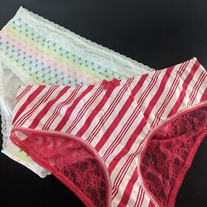 Victoria Secret Hiphugger Panty Duo